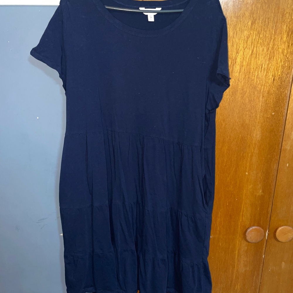 Classic Navy Blue Women's Dress